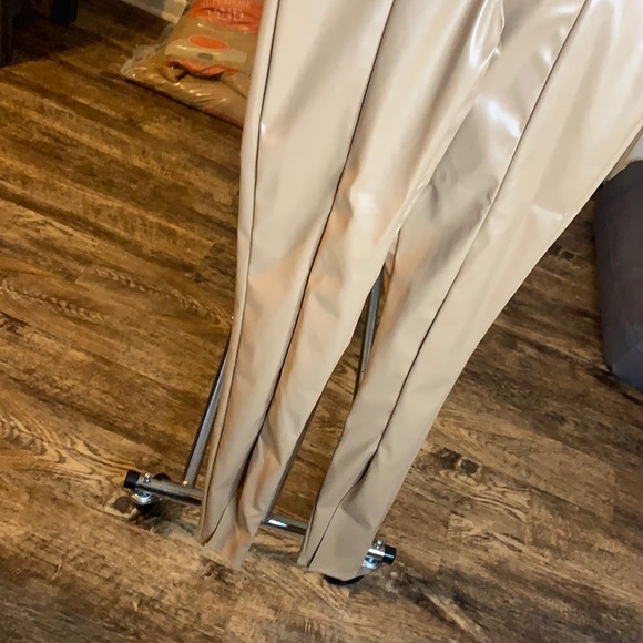 Leather pants with splits - Picture 4 of 4